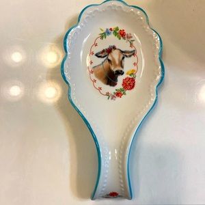 Pioneer Woman Cow Spoon Rest